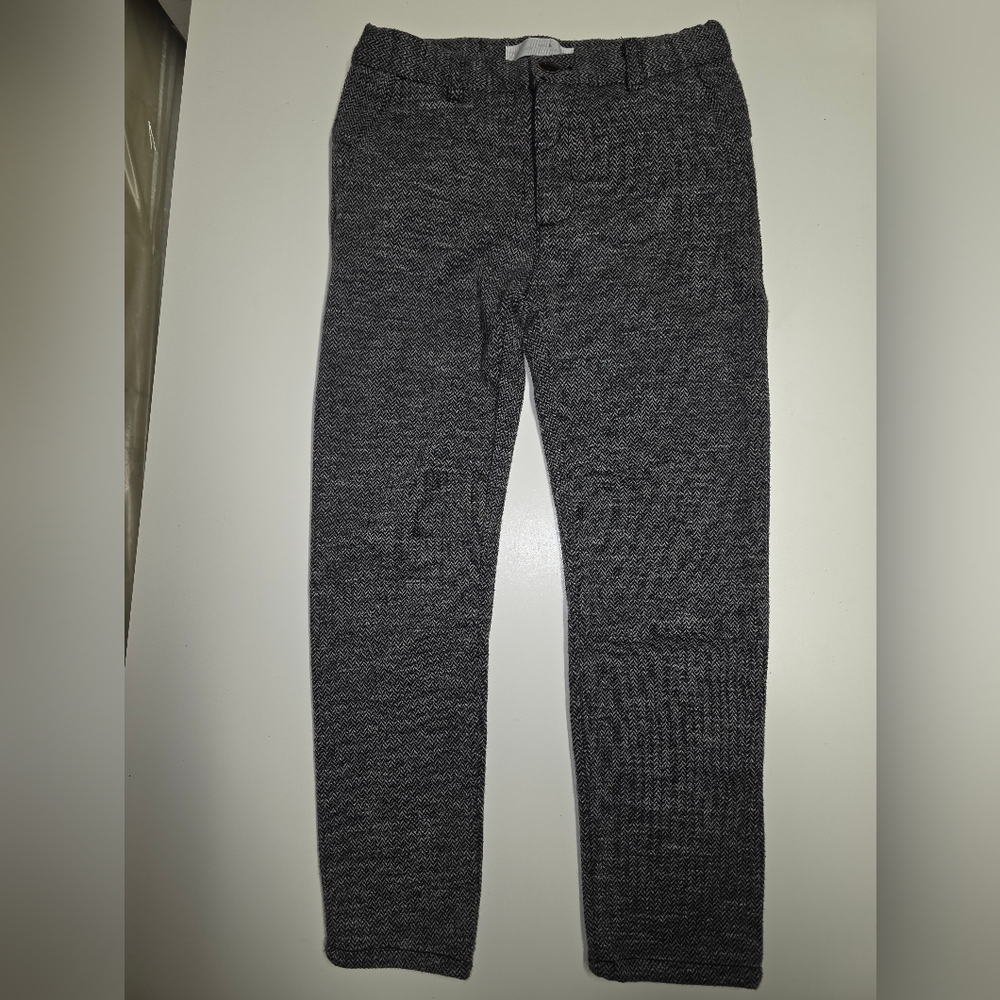 Zara Boys Dark Gray Slim Pants Size 8